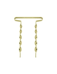 26 Lowrider Flat Bumper Front/Rear Gold.